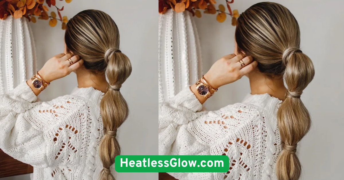  Bubble Braid Low Pony