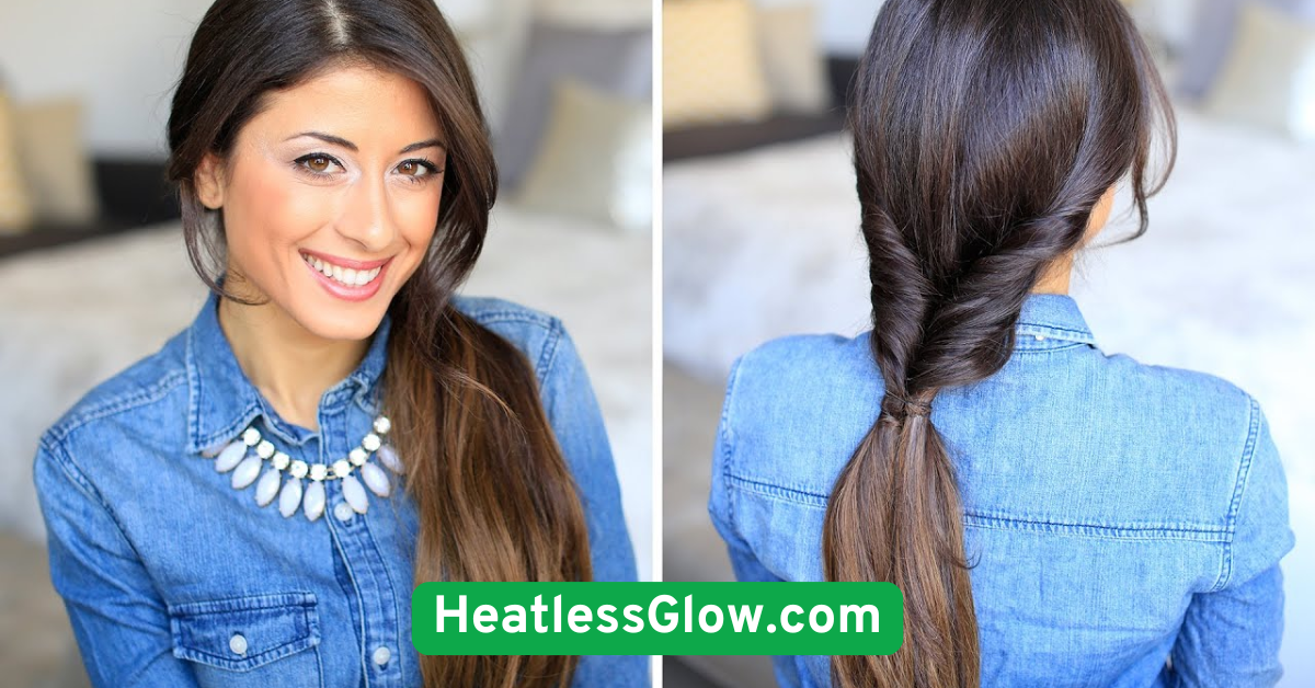 Side Ponytail with Twist