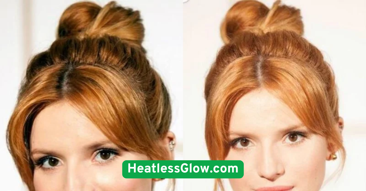 Mini Buns with Middle Part