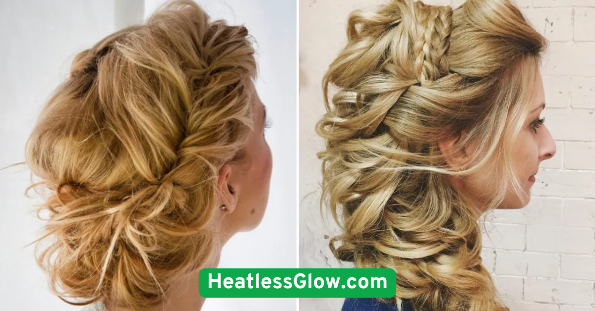 Side Braid with Loose Ends