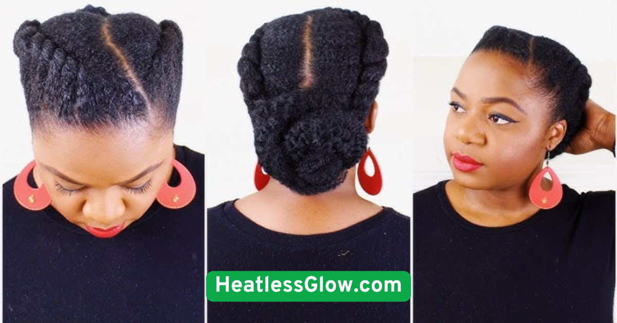 Flat Twists into Side Bun