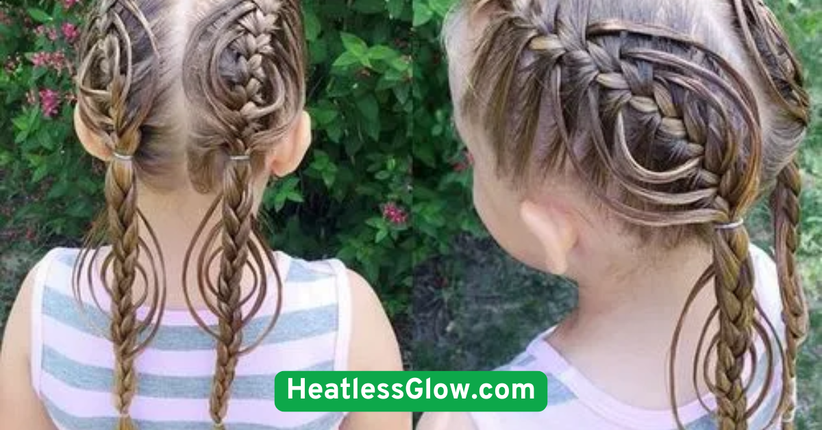 Pigtail Braids for Youthful Charm