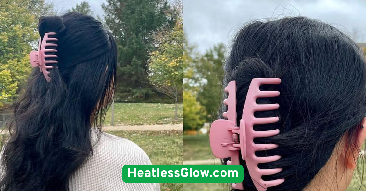Sleeping in a Claw Clip Twist