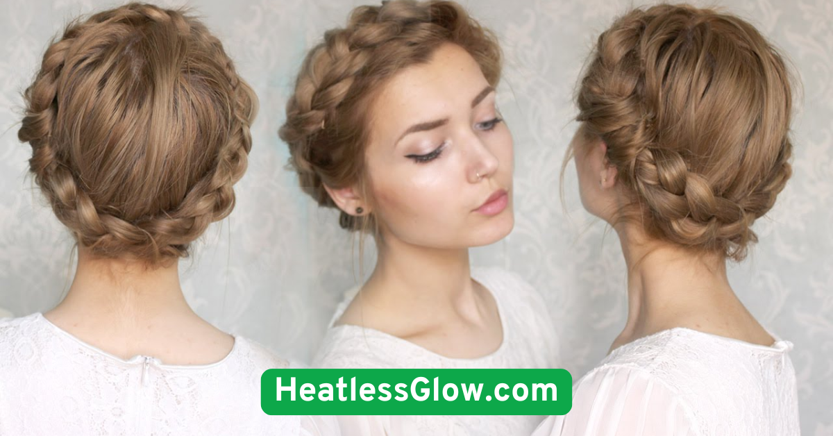 Halo Braid with Bobby Pins