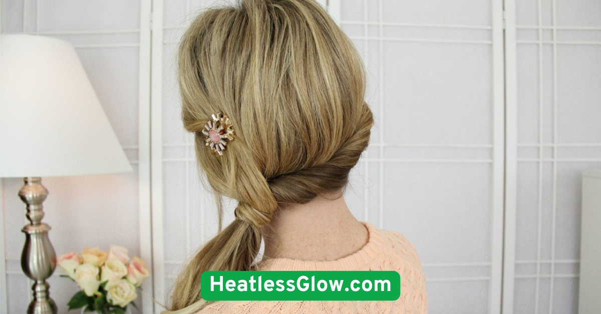 Side-Tucked Ponytail with a Twist