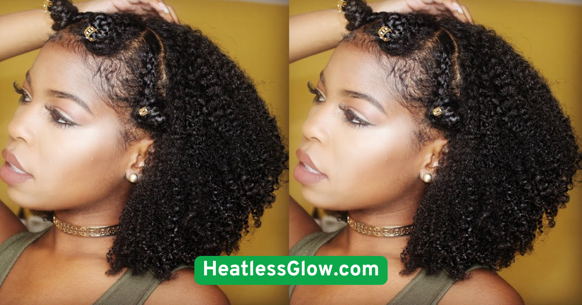 Pineapple Updo to Preserve Curls