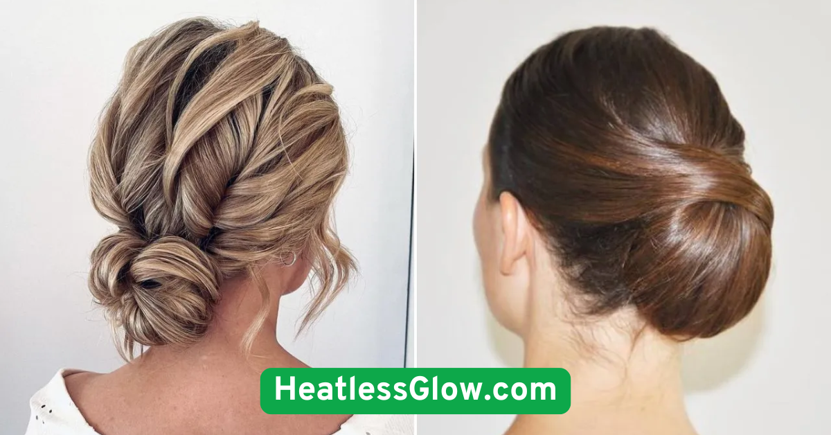 Sleek Low Bun with a Twist for Everyday Elegance
