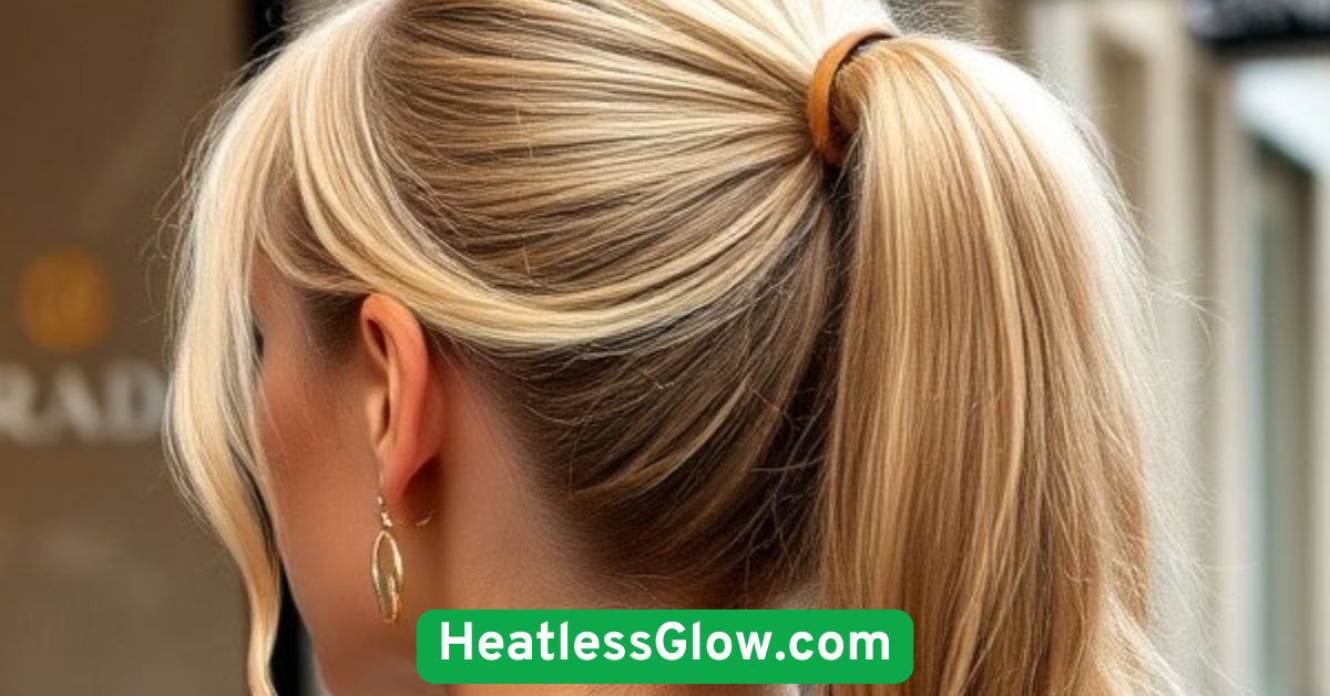 The Classic High Ponytail with a Twist