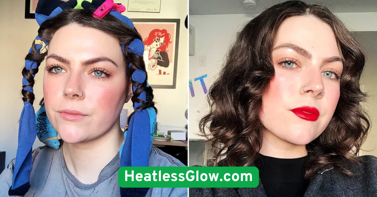  The Heatless Sock Curls Hack
