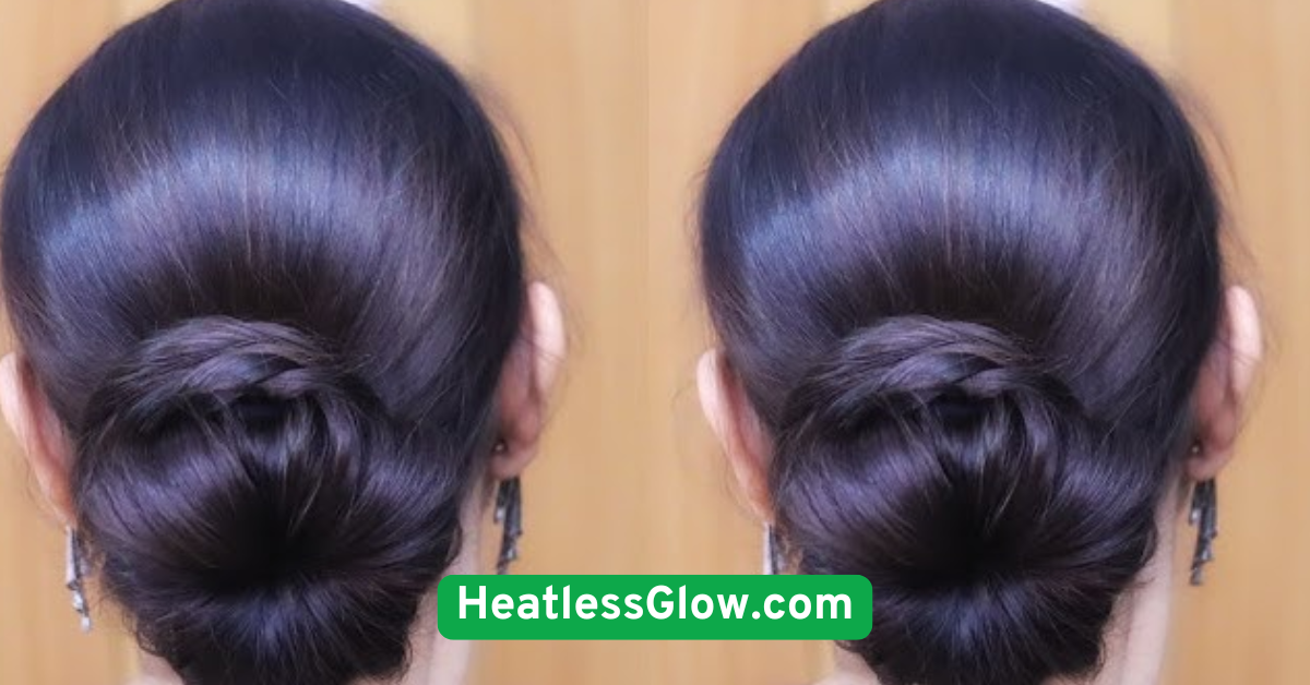Twisted Low Bun for Work Days