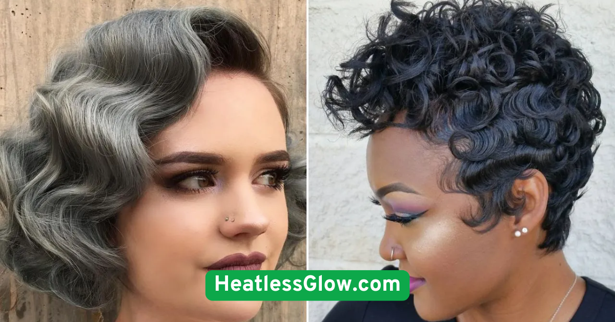 Finger Coils on Damp Hair