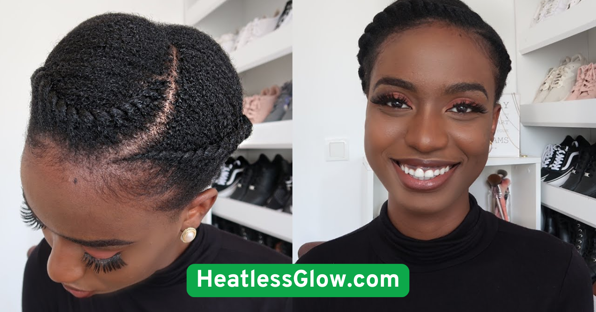  Flat Twist Crown for Natural Hair