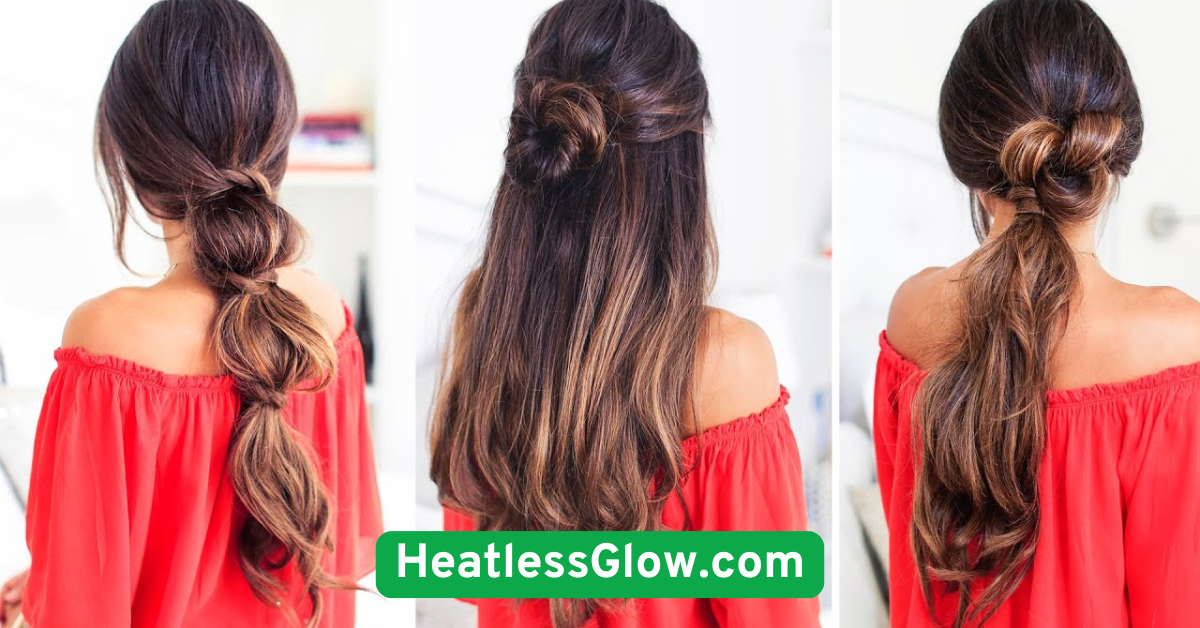 Lazy Bubble Ponytail