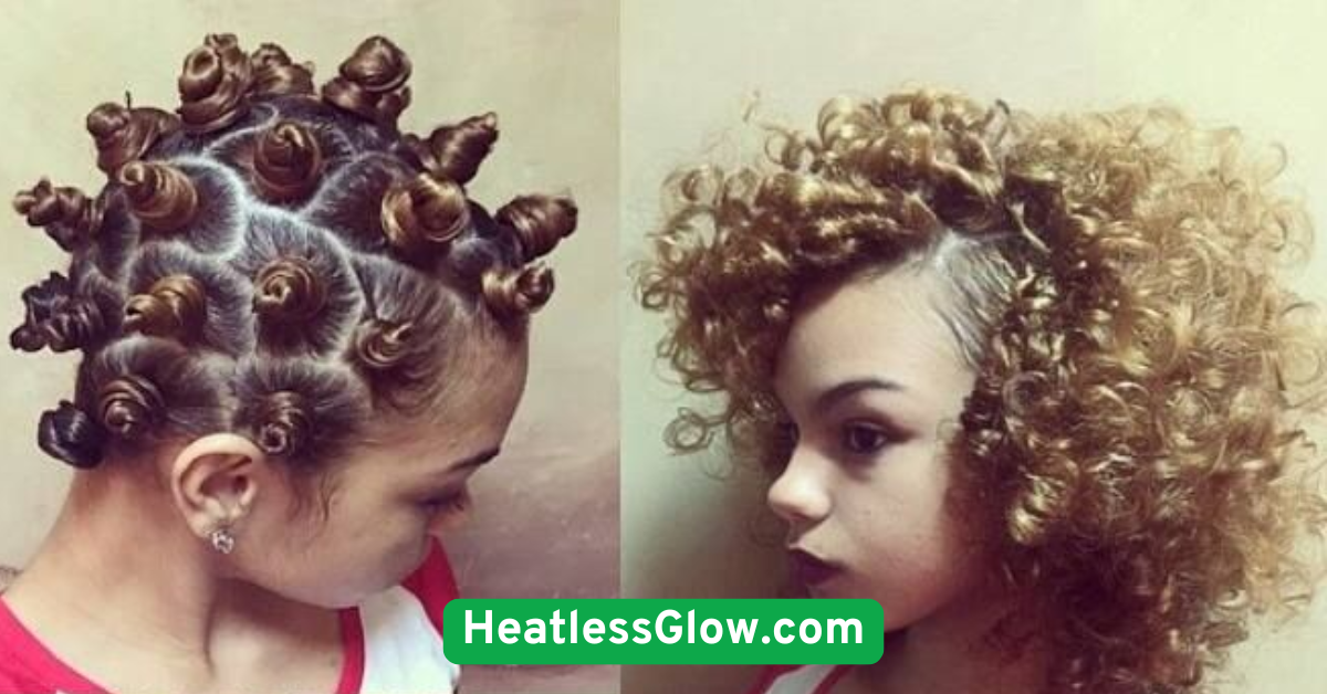 Spiral Bantu Knots for Bold Curls