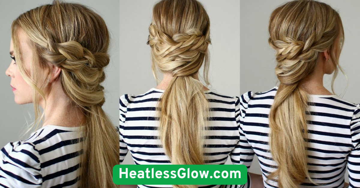  Braided Ponytail Wrap