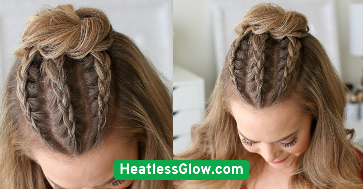 Half-Up Half-Down Top Knot