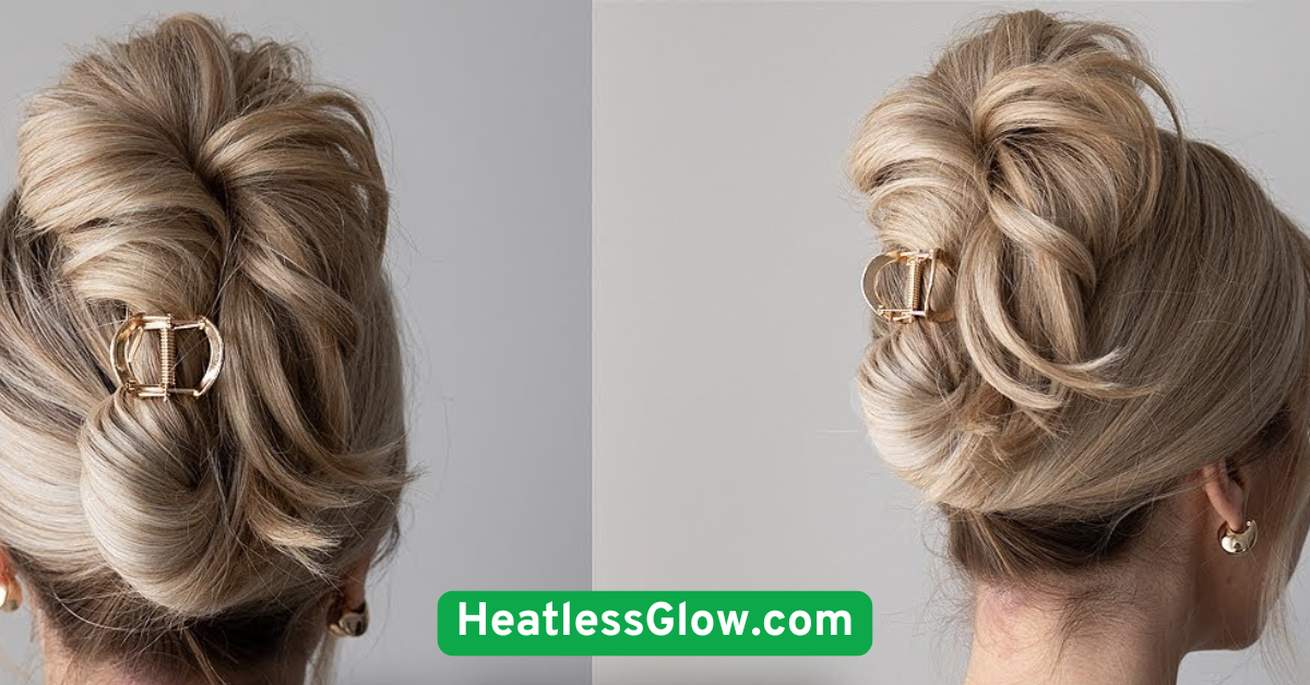Claw Clip Half-Up Retro Meets Modern