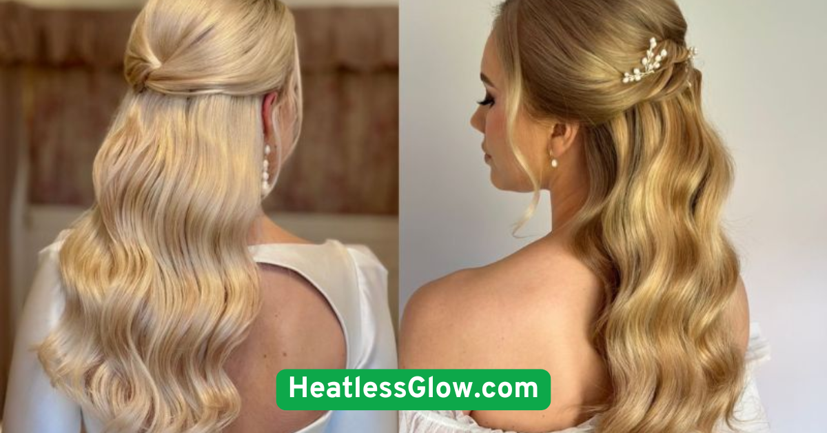 Half-Up, Half-Down Knot Style