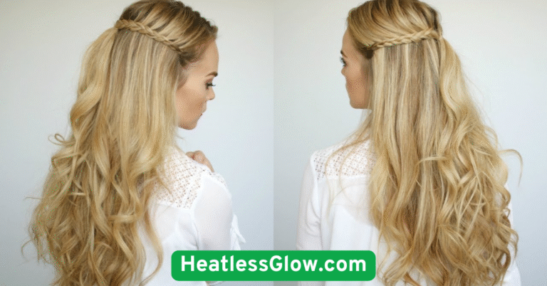 Loose Beachy Waves with Braids