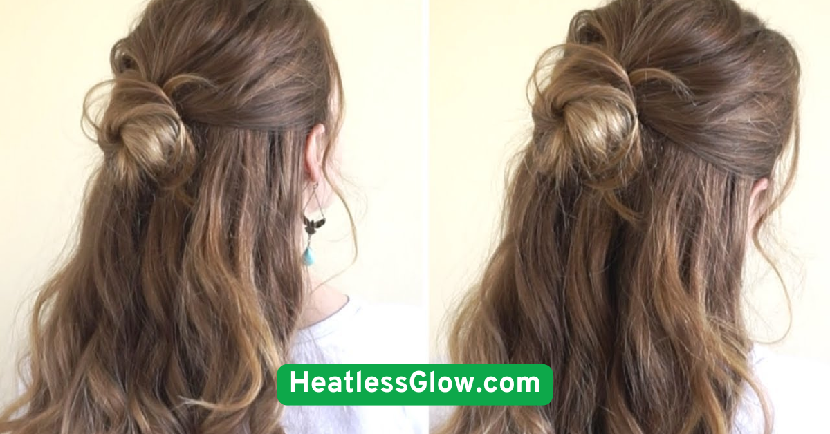 Half-Up Knot for Casual Beauty
