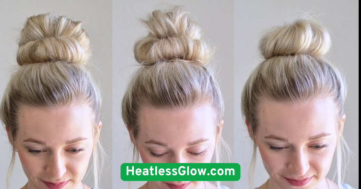 The Loose Top Knot for Effortless Morning Volume