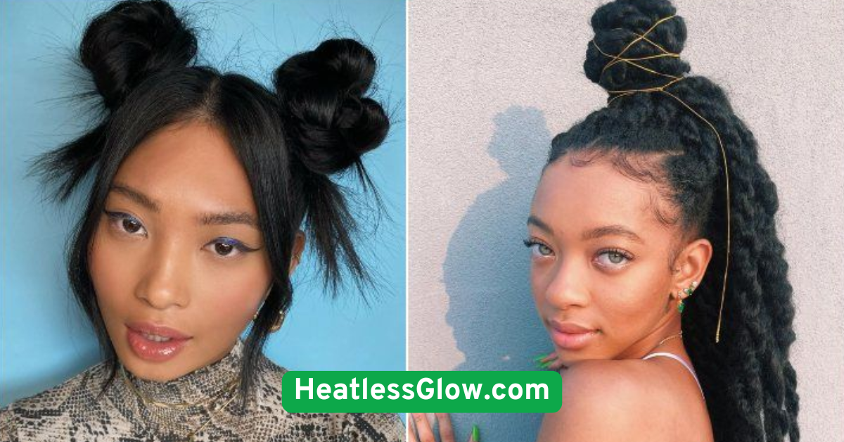  Messy Top Knot for Laid-Back Style