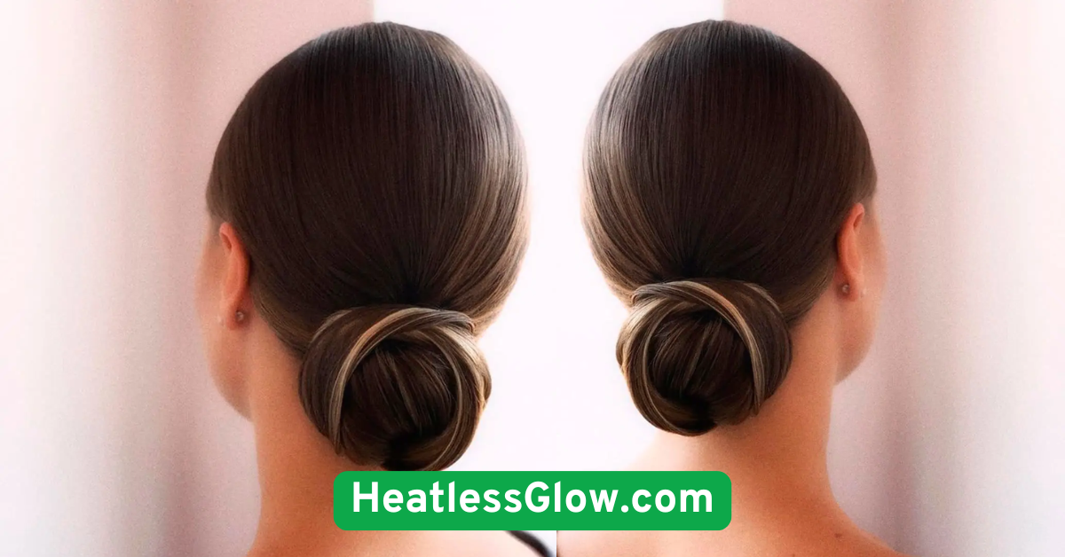  The Low Bun for a Sleek, Polished Look