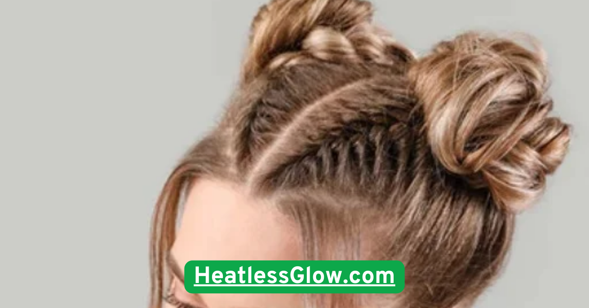 Braided Space Buns for Quirky Charm