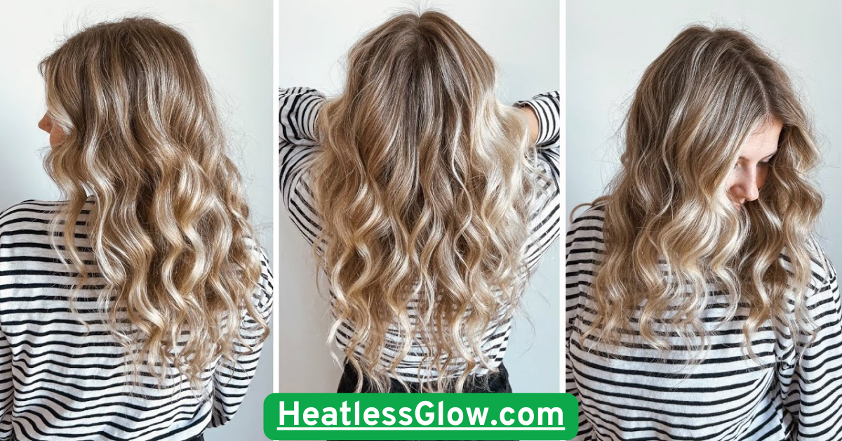 Heatless Ribbon Curls