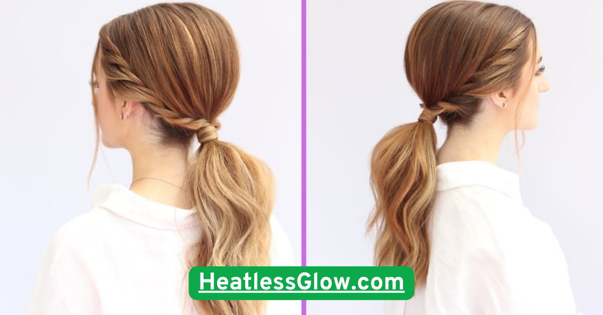 Low Twisted Ponytail