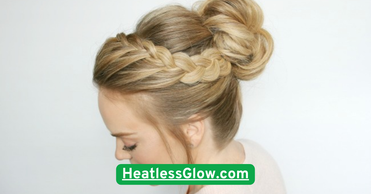 Messy Bun with Braided Accents