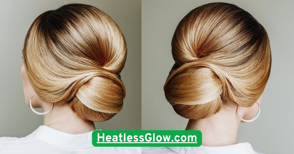 Sleek Low Twisted Bun