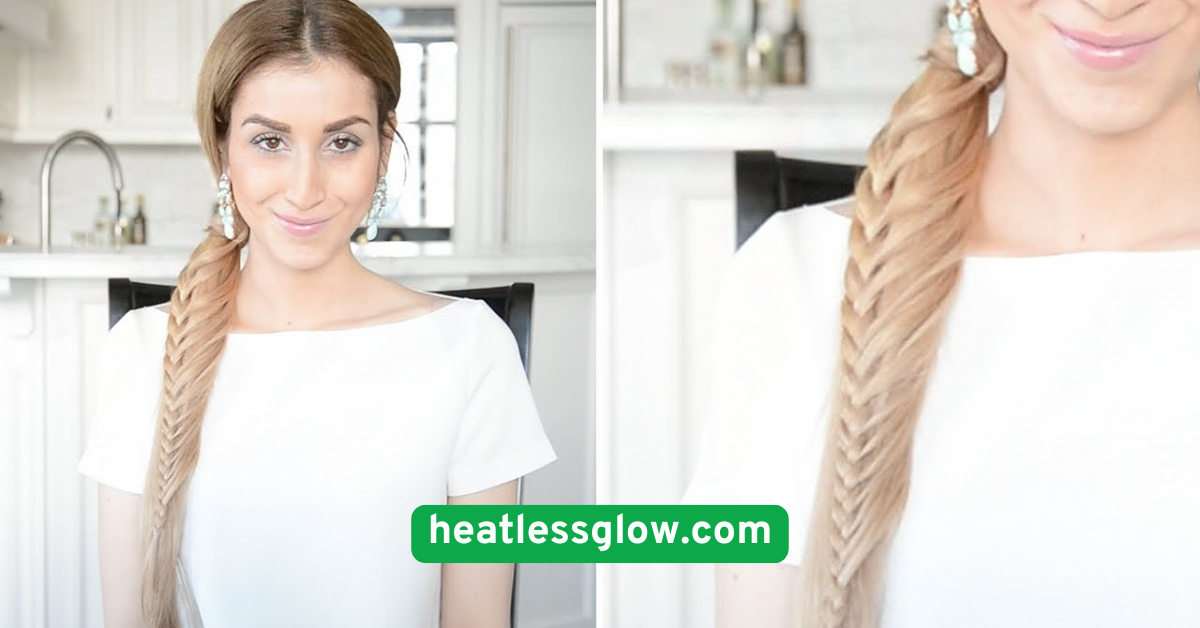Classic Heatless Braided Ponytail