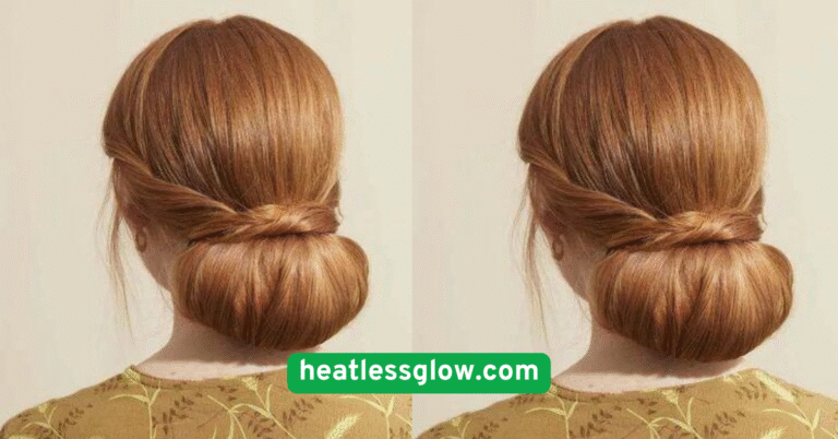 Soft Twisted Low Bun