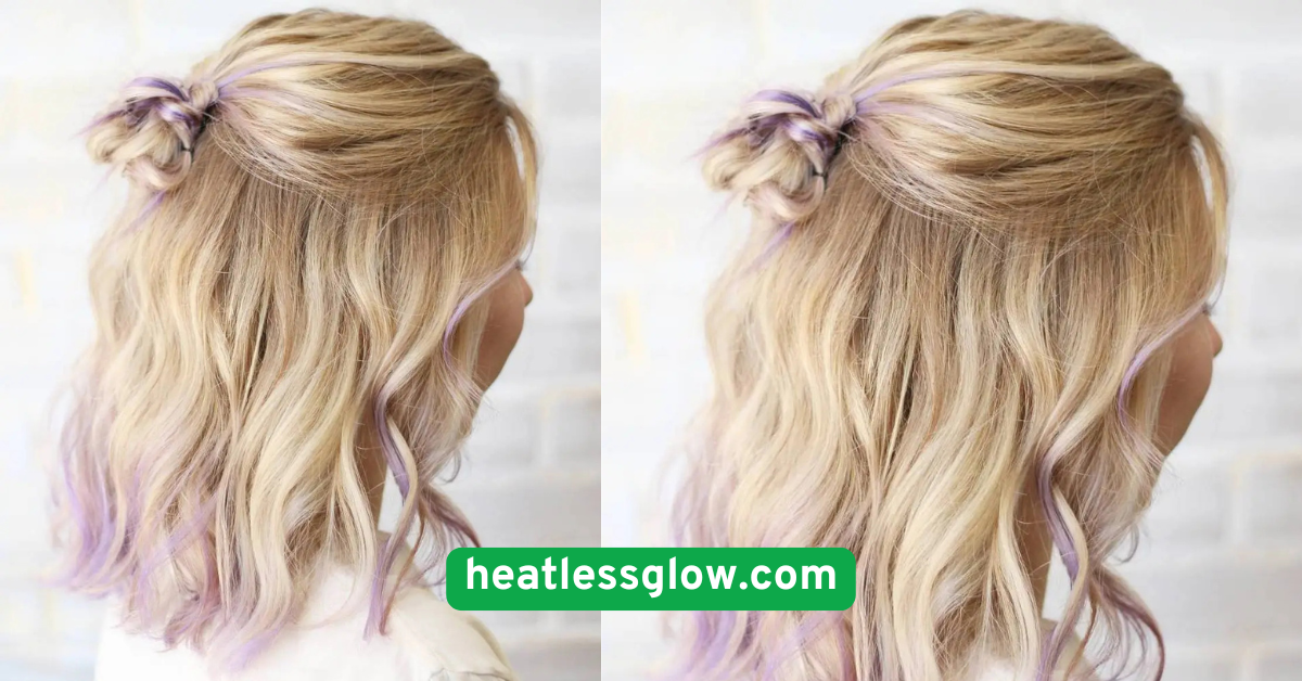 Half-Up Knotted Hairstyle