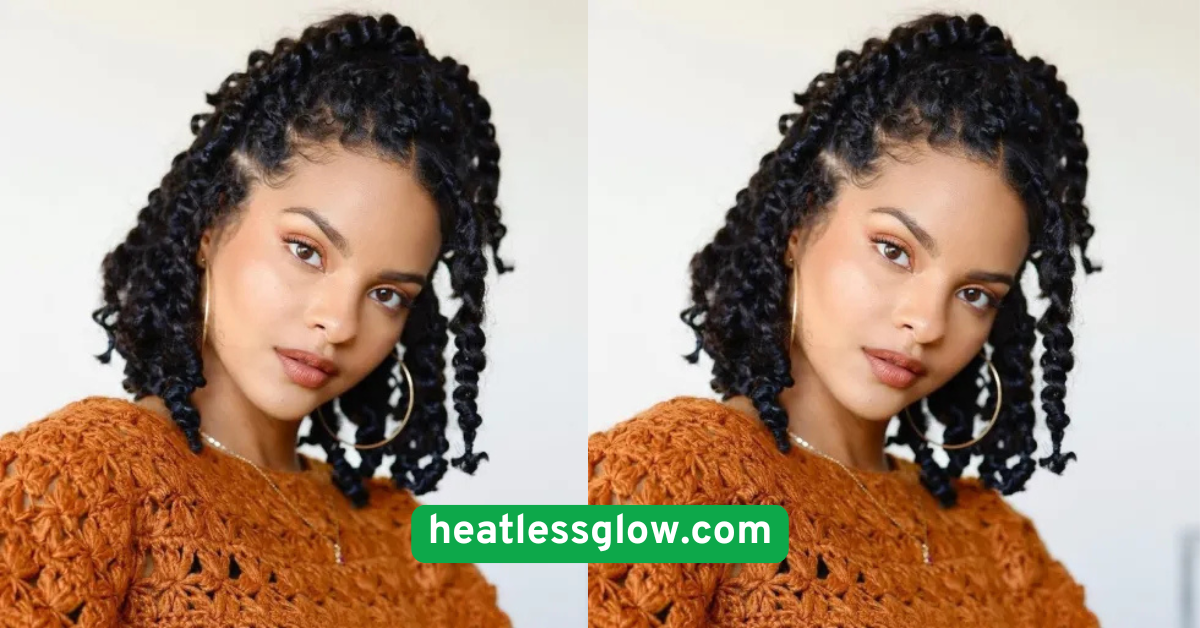 Half-Up Twists with Natural Texture