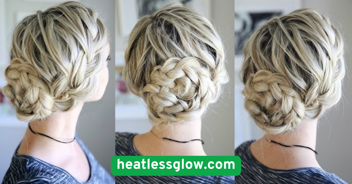 French Braid with a Messy Finish