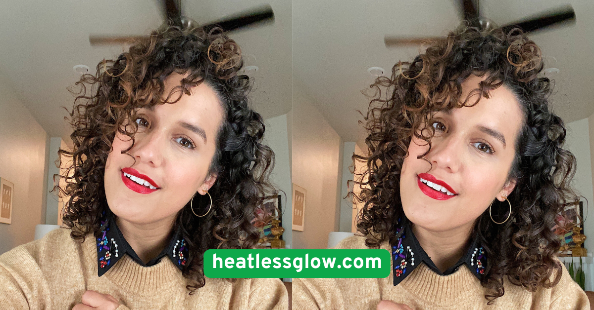 Pineapple Updo (for Curly Hair)