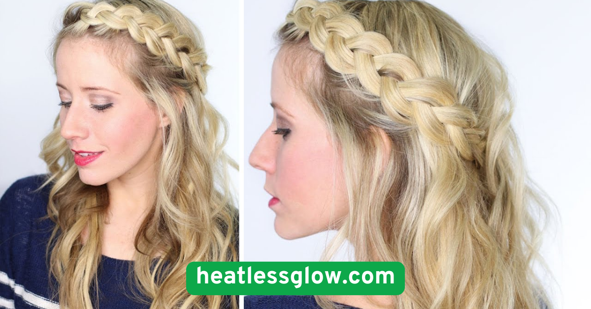 Faux Bangs Twist1. Loose Braided Crown