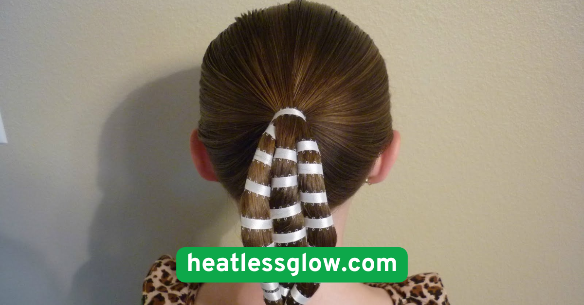  Ribbon Wrap Ponytail