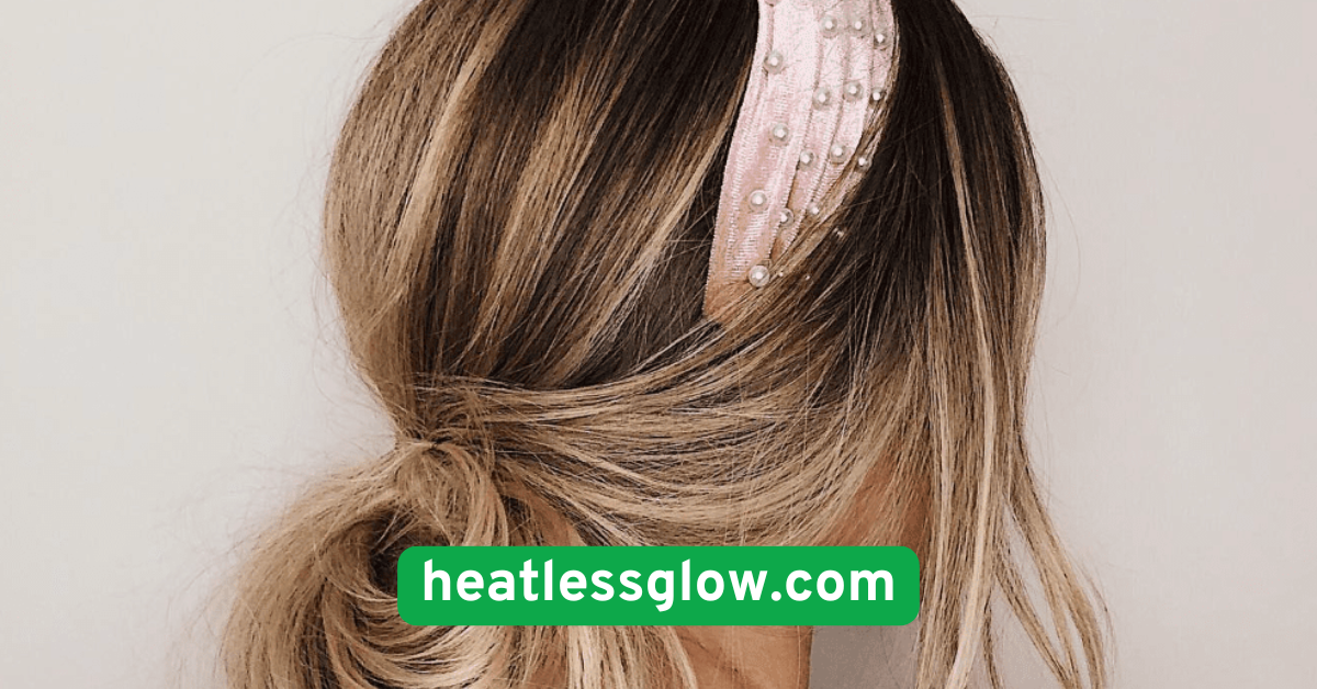 Messy Bun with Soft Ties
