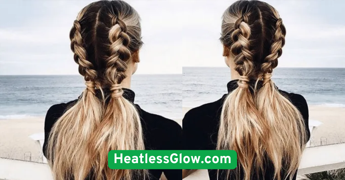 14. Boho Braided Pigtails