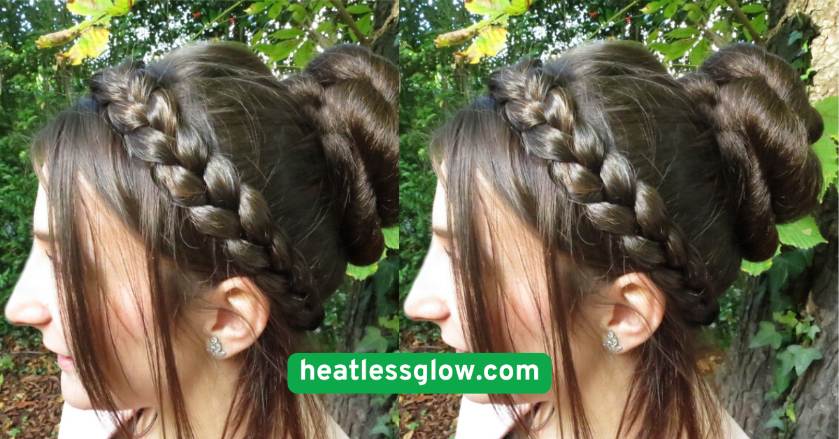  French Braid with a Messy Finish