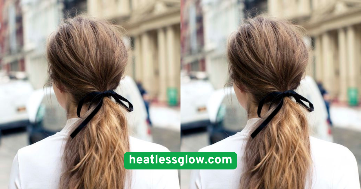 Ribbon-Tied Ponytail