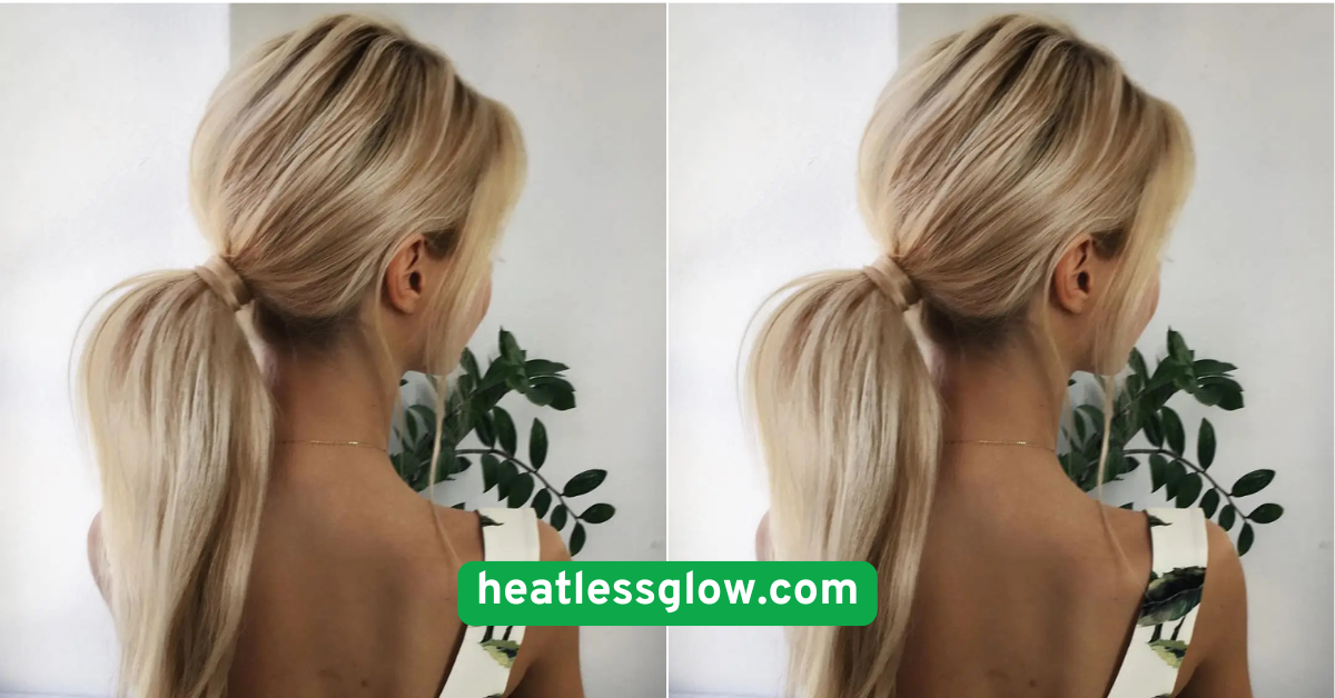 Low Twisted Ponytail