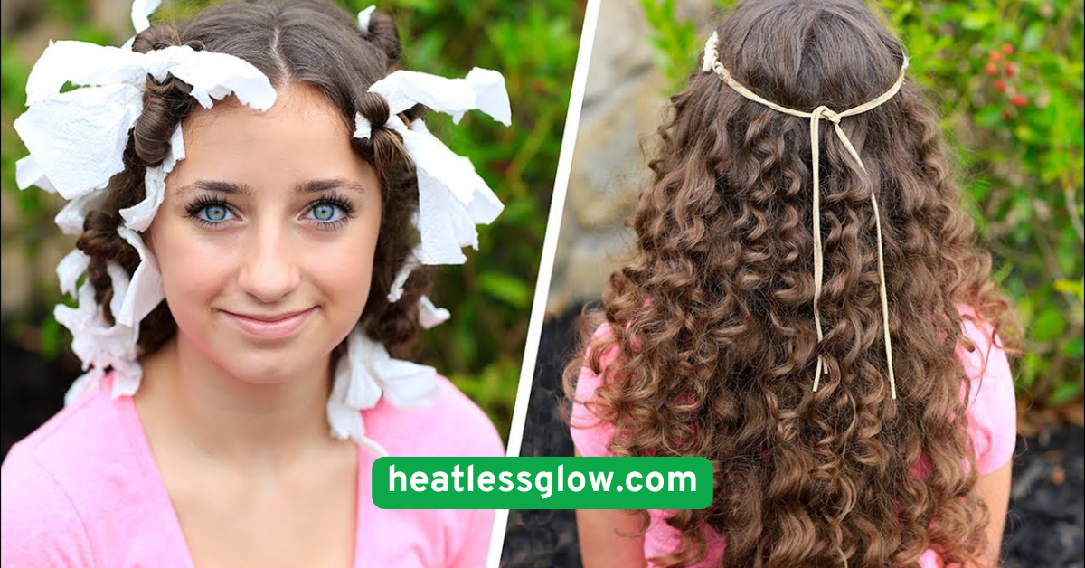 No-Heat Curls with Braids