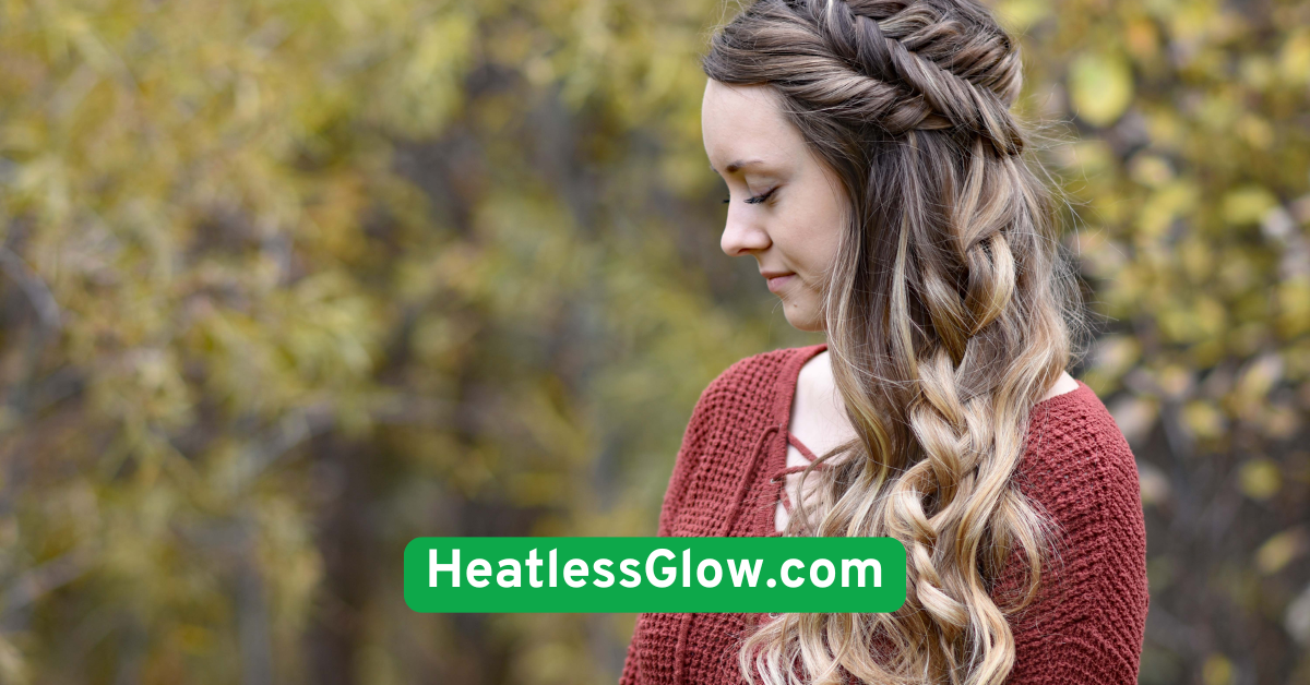 Side Swept Loose Braids