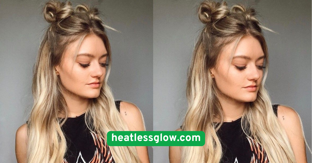  Knotted Half-Up Hairstyle