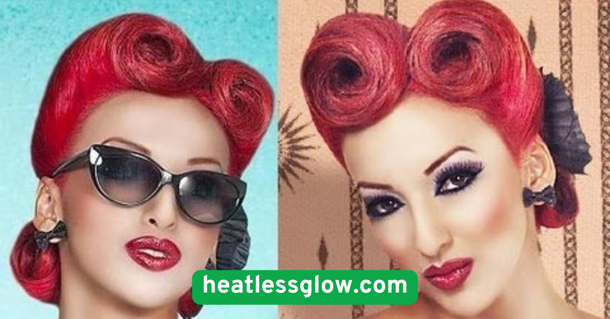  Pin-Up Victory Rolls (Heatless Version)