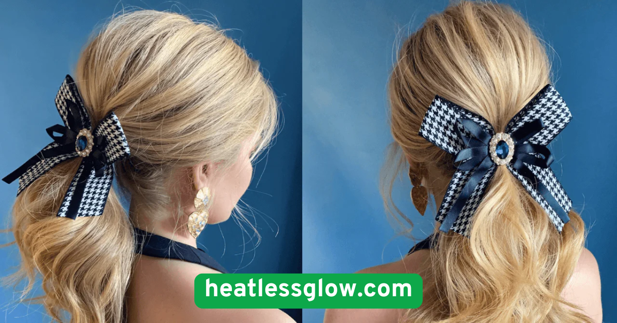 Low Ponytail with Ribbon